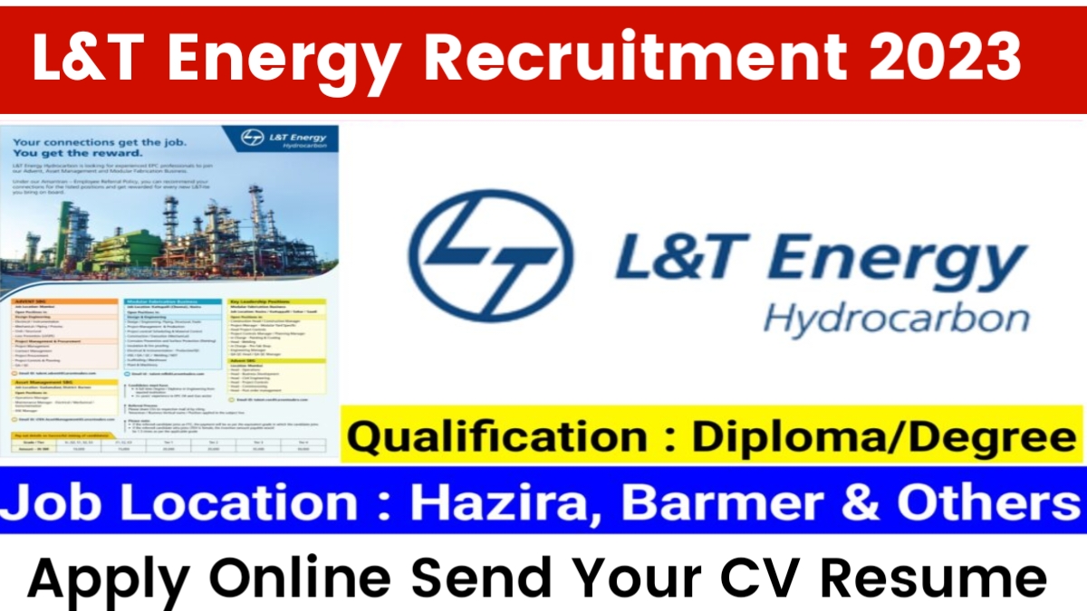 L&T Energy Recruitment 2023