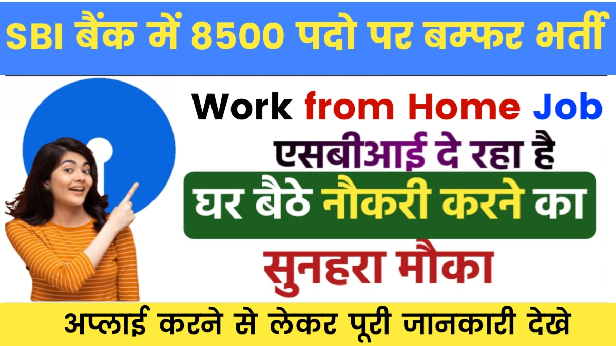 SBI Online Work From Home Job 2023