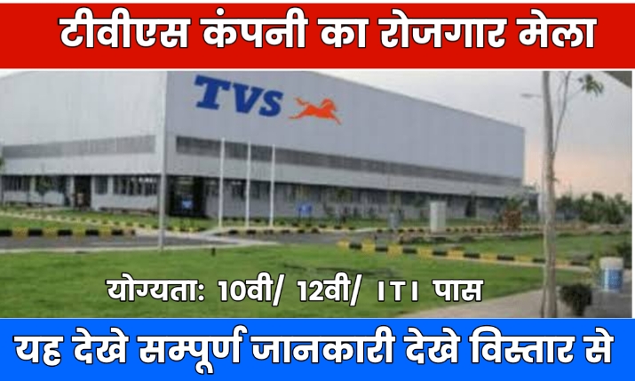 TVS Motor Ltd Company Neemrana Job 2024