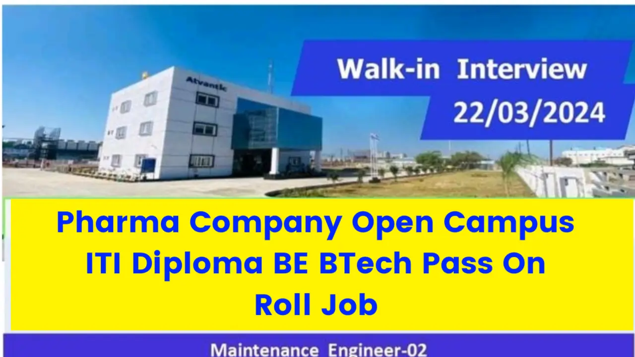 Pharma Company jobs in gujrat 2024