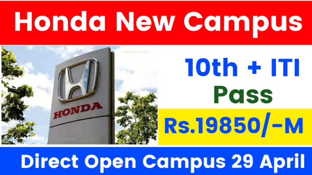 Honda Motorcycle Ltd Campus Placement 2024