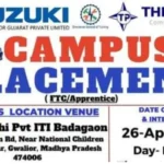 SUZUKI Motor Ltd Gujrat Urgent Campus 2024