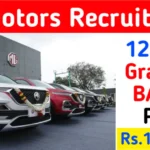 MG Motors Ltd Recruitment 2024