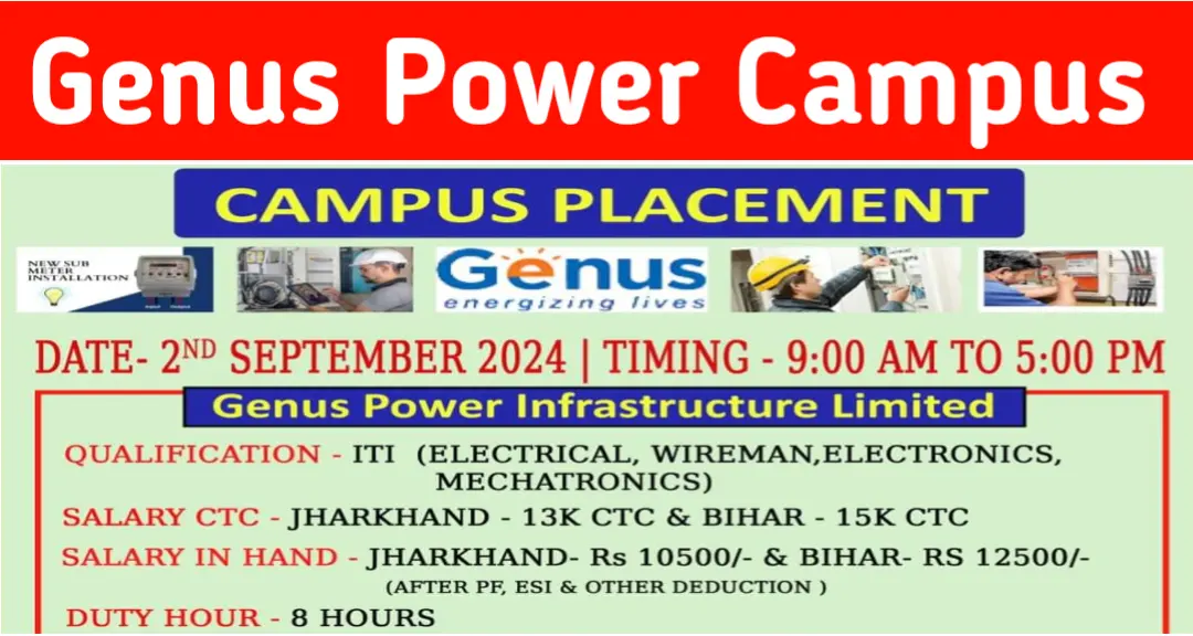 Genus Power Ltd ITI Campus 2024