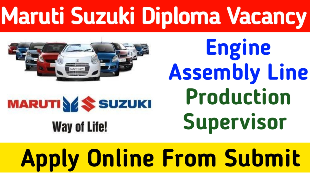 Maruti Suzuki Diploma Recruitment 2024