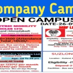 4 Company Campus Placement 2024