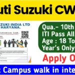 Maruti Suzuki CW Recruitment 2024