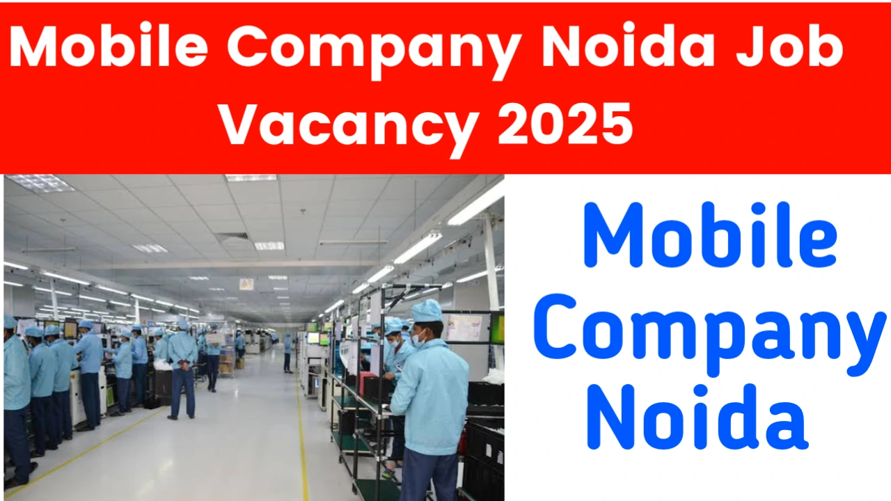 Mobile Company Jobs in Noida 2025