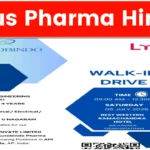 LYfius Pharma Ltd Walk in interview 2025