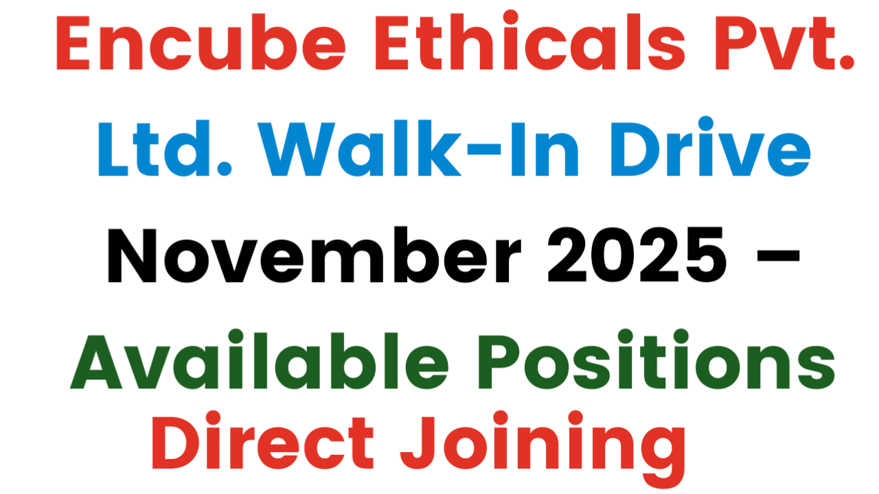 Pharma Company Jobs in Goa 2025