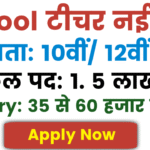 School Teacher Vacancy 2025