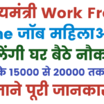 Mukhyamantri Work From Home Yojana 2025