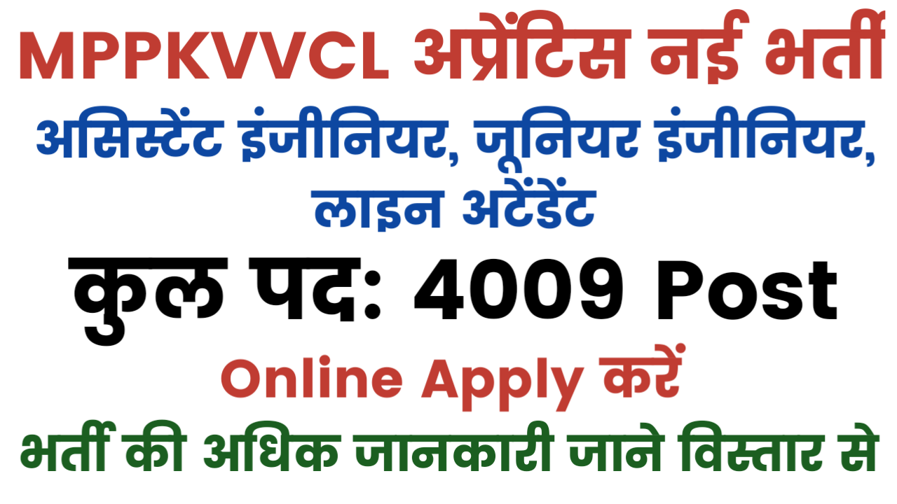 MPPKVVCL Apprentice Recruitment 2025