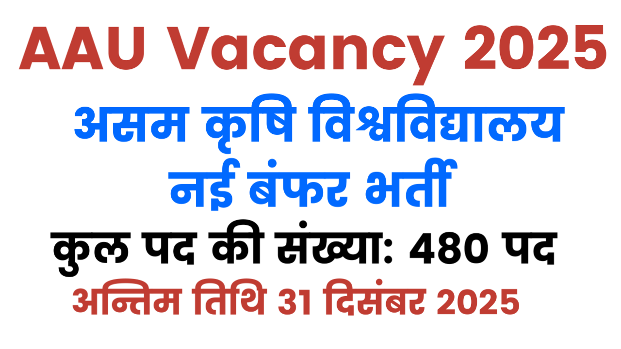 AAU Latest Vacancy 2025