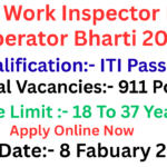 BTSC Work Inspector Pump Operator Bharti 2026