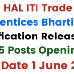 HAL ITI Trade Apprentices Bharti 2026 Notification Released