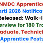 NMDC Apprentice Bharti 2026 Notification Released